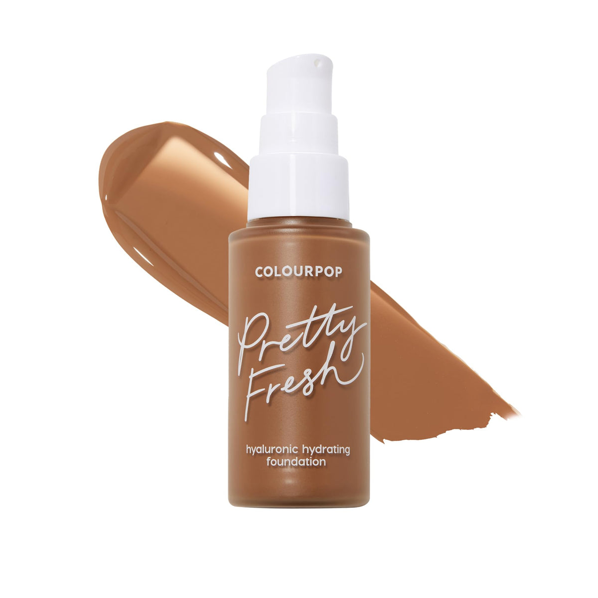 ColourPop Pretty Fresh Liquid Foundation - Hydrating Foundation with Medium, Buildable Coverage & a Natural Finish - Enriched with Hyaluronic Acid & Coconut Water - Light 60N (1 oz)