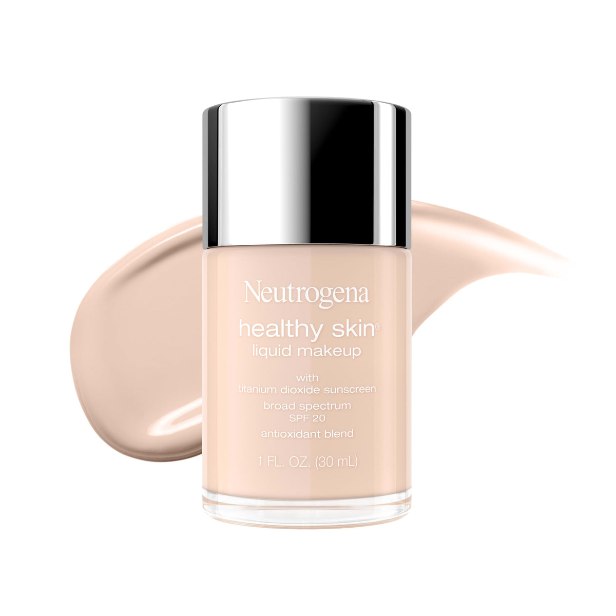 Neutrogena Healthy Skin Liquid Foundation Makeup, Buff 310W, 1 fl. oz