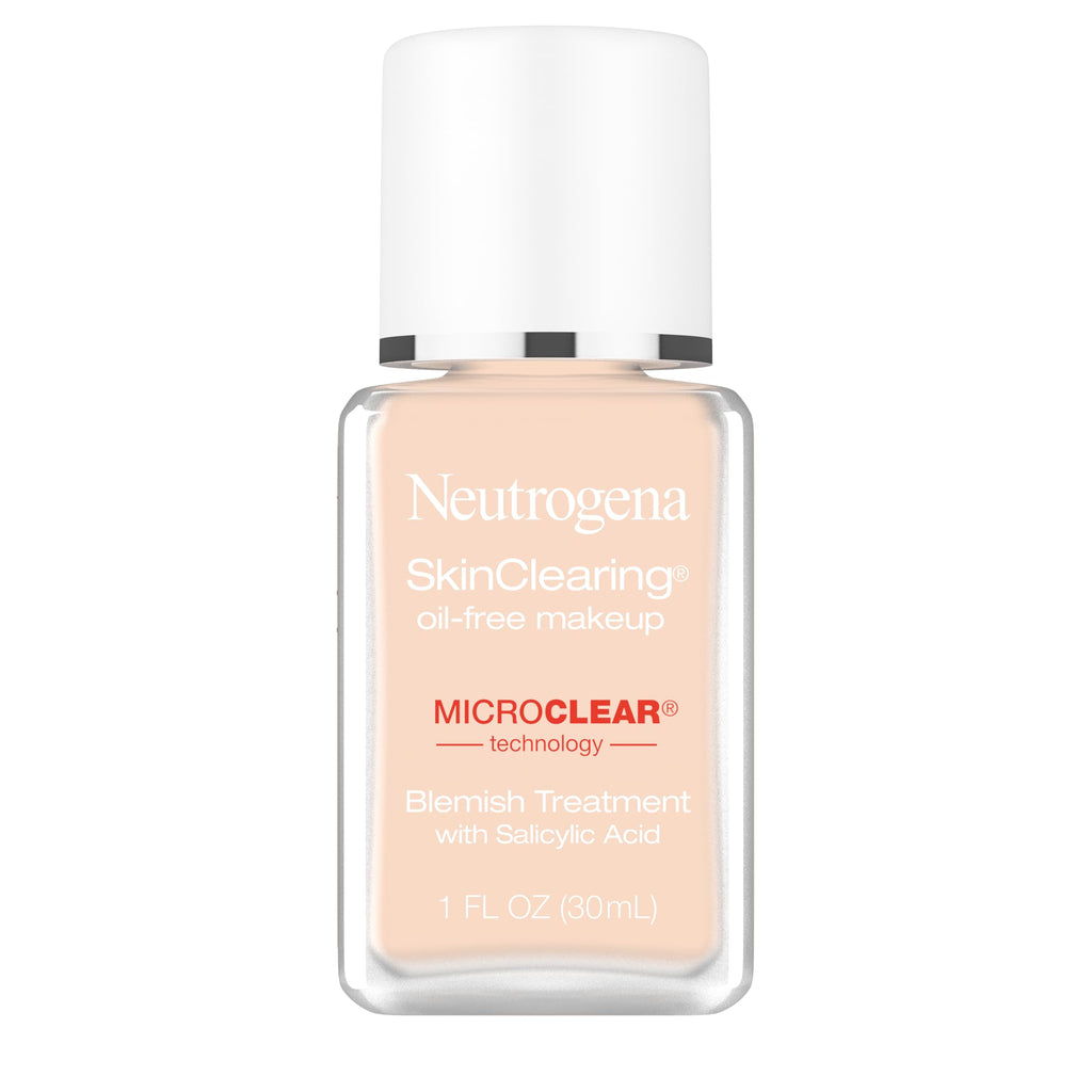 Neutrogena SkinClearing Liquid Foundation, 80 Medium Beige, 1 fl oz