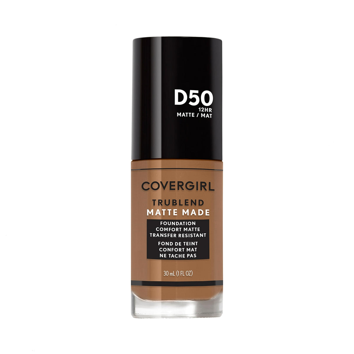 COVERGIRL TruBlend Matte Made Liquid Foundation, Classic Ivory, 1 Fl Oz (Pack of 1)