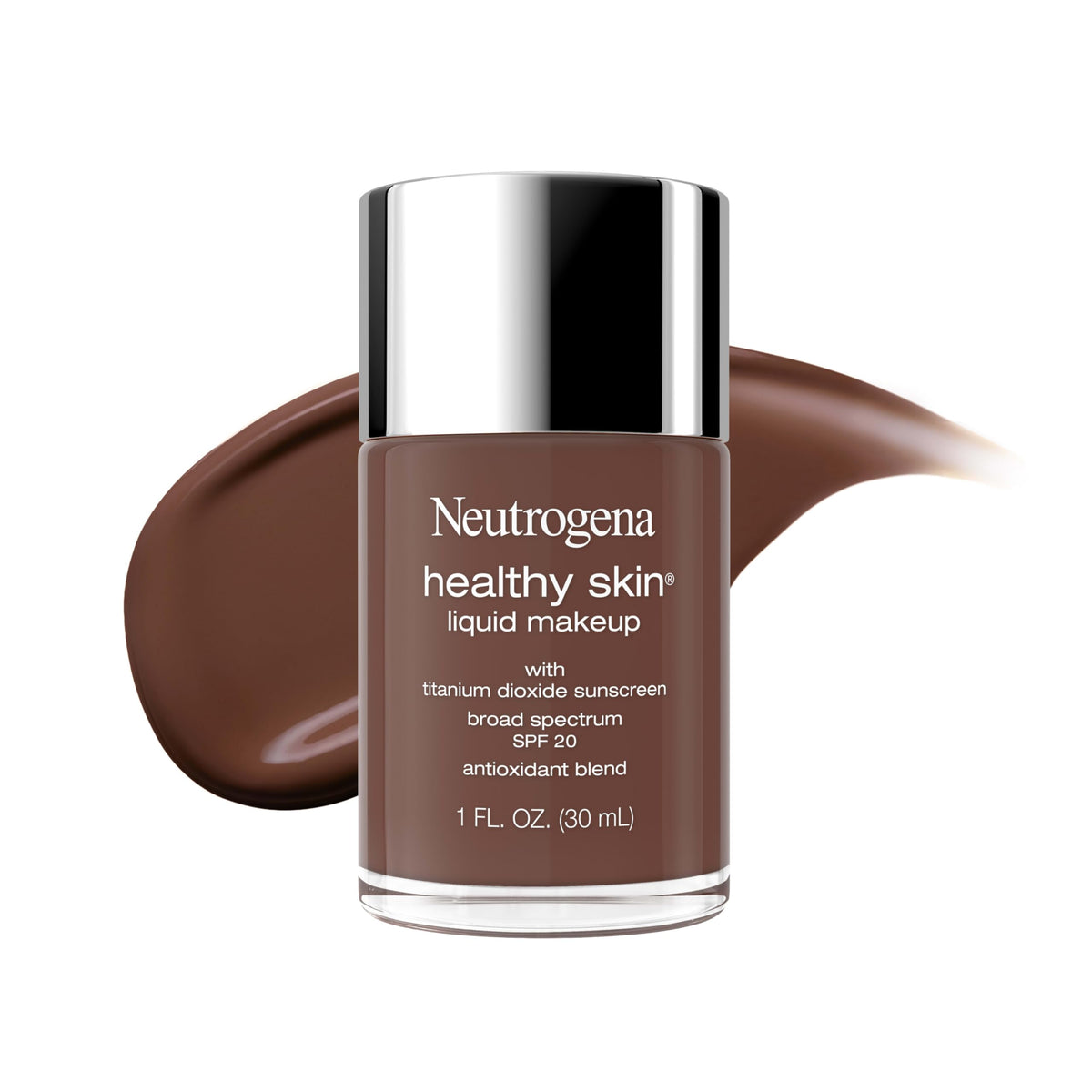 Neutrogena Healthy Skin Liquid Foundation Makeup, Soft Beige 350C, 1 fl. oz