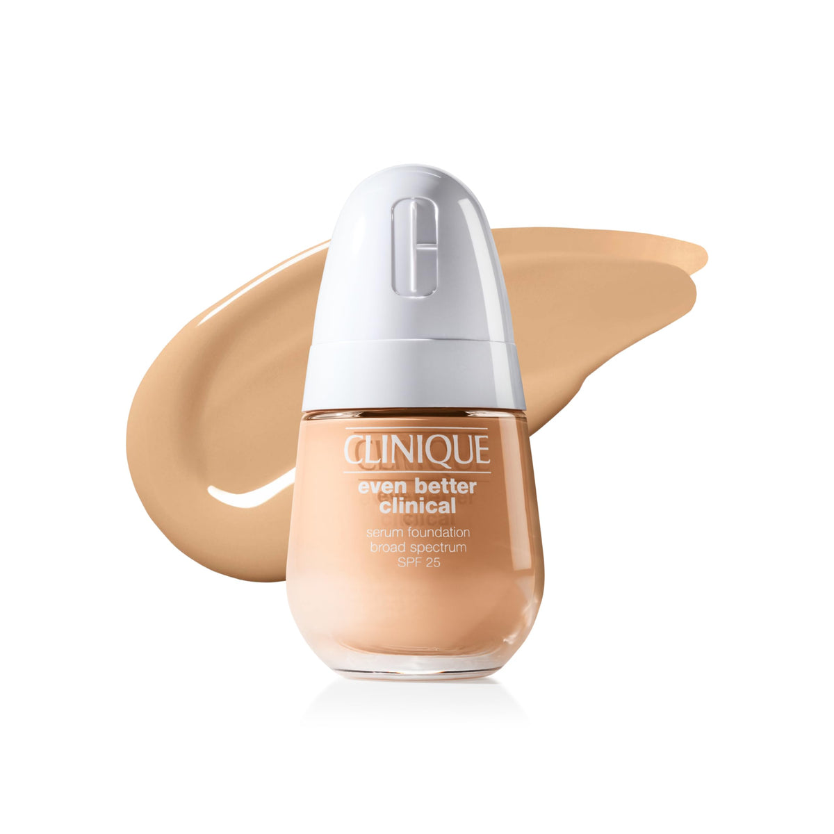 Clinique Even Better Clinical Serum Full Coverage Hydrating Foundation Broad Spectrum SPF 25 With Vitamin C, Salicylic Acid + Hyaluronic Acid For Oily Skin Types