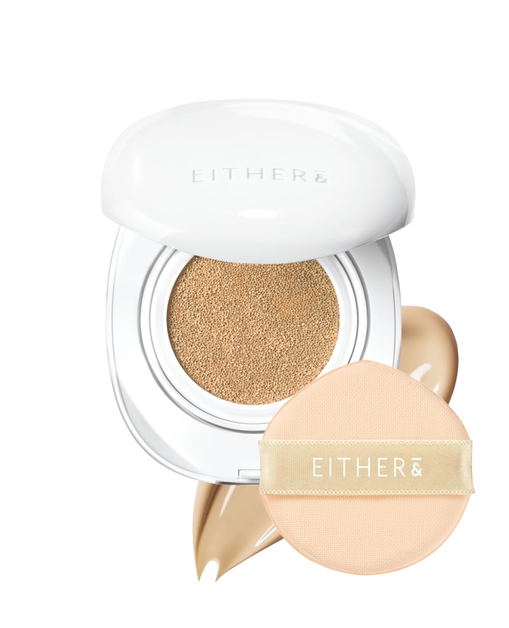 EITHER& Glow Pixel Cushion Foundation, Korean Skin Care, Make Up, 34N