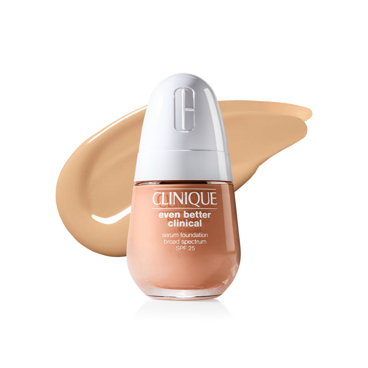 Clinique Even Better Clinical Serum Full Coverage Hydrating Foundation Broad Spectrum SPF 25 With Vitamin C, Salicylic Acid + Hyaluronic Acid For Oily Skin Types