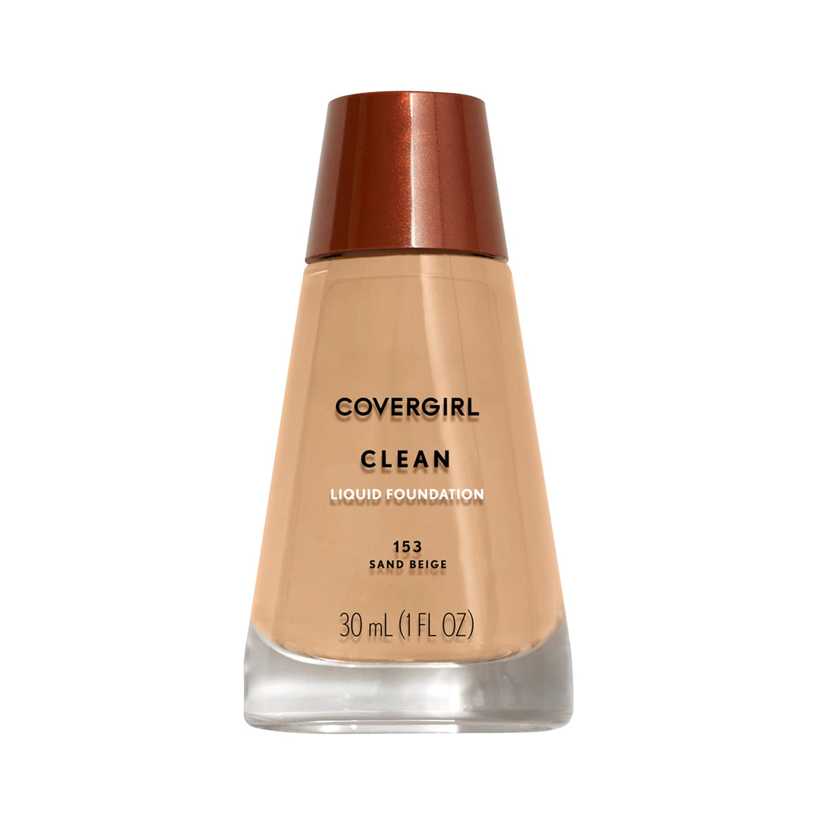COVERGIRL Clean Liquid Foundation, Perfect Beige 148, Pack of 1