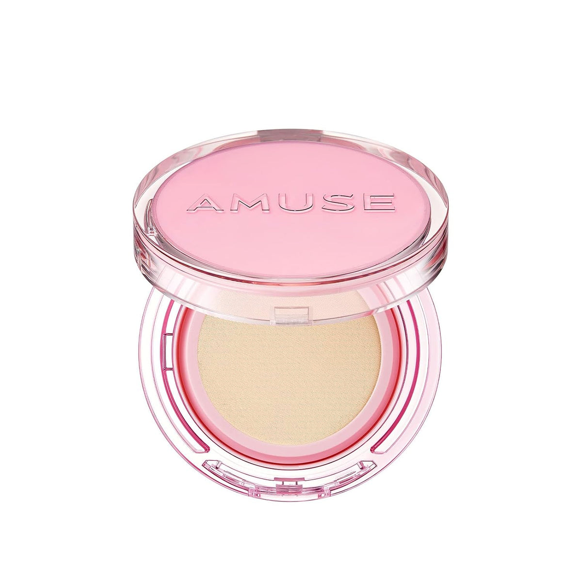 AMUSE SEOUL Dew Power Vegan Cushion Foundation (1.5 NATURAL) - Natural Semi Glow, Full Coverage, Dewy Finish, Long Lasting, Lightweight, Smooth Radiant Skin, Vegan, Korean Makeup