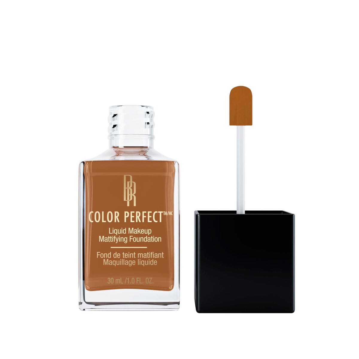 Black Radiance Color Perfect Liquid Full Coverage Foundation Makeup, Toffee, 1 Ounce