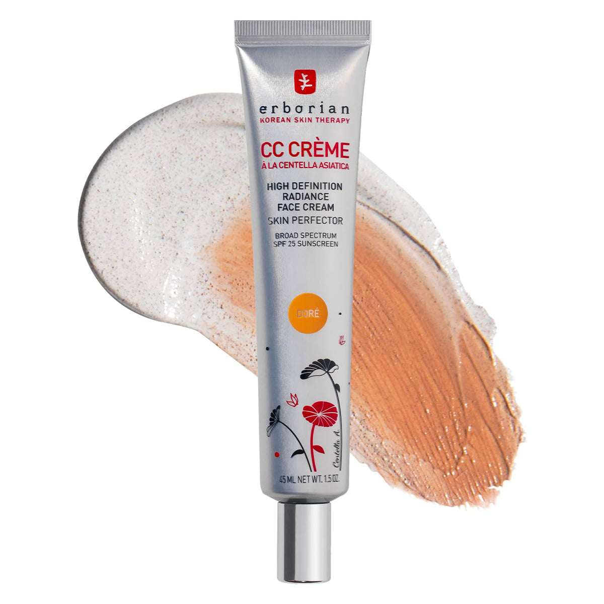 Erborian CC Cream, Color-Correct, Evens Tone, Korean Skincare Makeup Hybrid