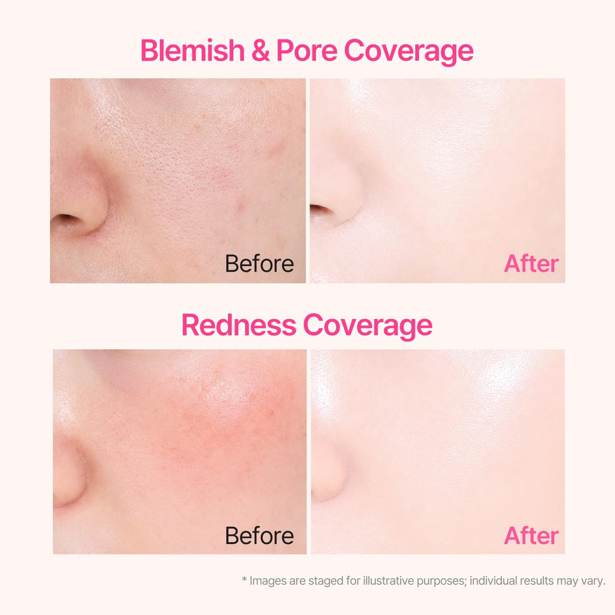 COSNORI PDRN True Tone BB Cream 23 True Medium - Medium Beige with Neutral Warm Undertones, No Gray Cast, Soothing Formula with Camellia PDRN, Long Lasting Natural Coverage,Korean BB Cream, 1.18 Fl Oz