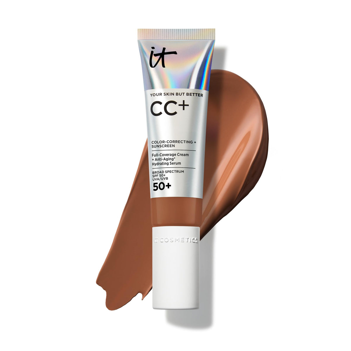 IT Cosmetics CC+ Cream with SPF 50+ Full Coverage Foundation Natural Finish