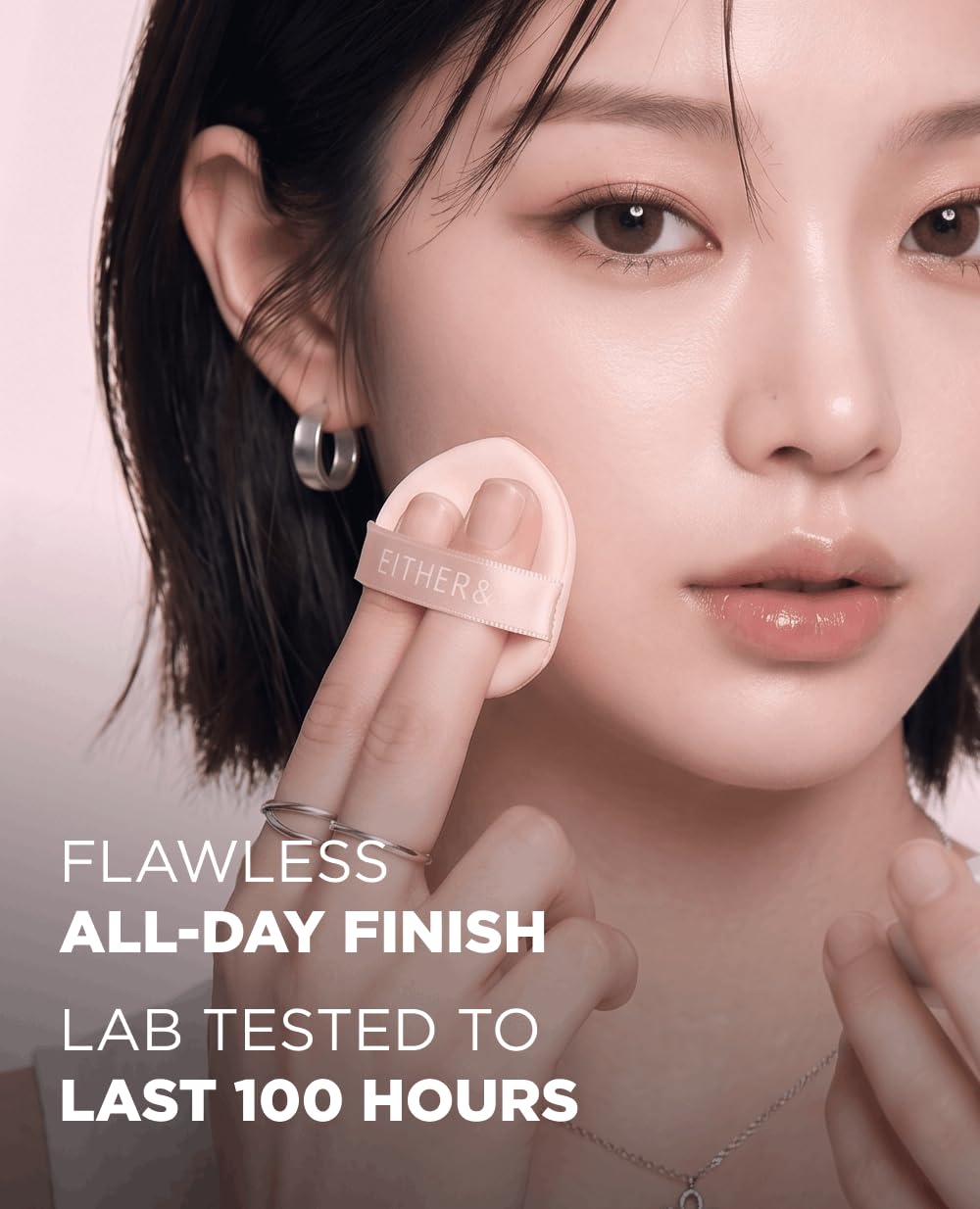 EITHER& Glow Pixel Cushion Foundation, Korean Skin Care, Make Up, 34N