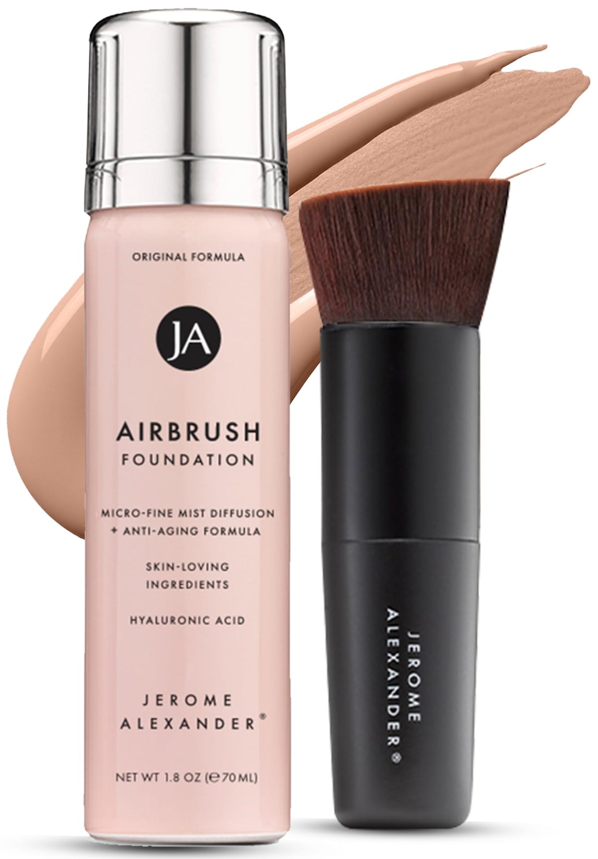 Jerome Alexander Magic Minerals Airbrush Foundation 2pc Set - Light Medium