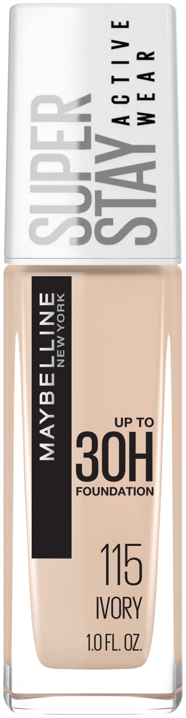 Maybelline Super Stay Full Coverage Liquid Foundation Active Wear Makeup, Up to 30Hr Wear, Transfer, Sweat & Water Resistant, Matte Finish, Buff Beige, 1 Count
