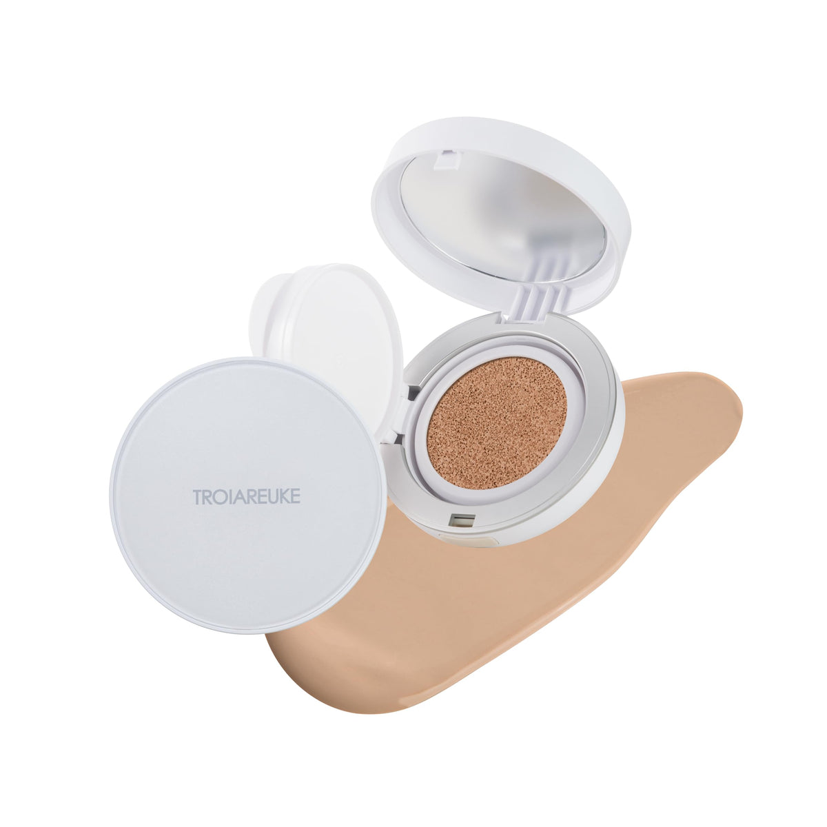 TROIAREUKE A+ Cushion Foundation(Shade 23), Natural Coverage,Korean Cushion