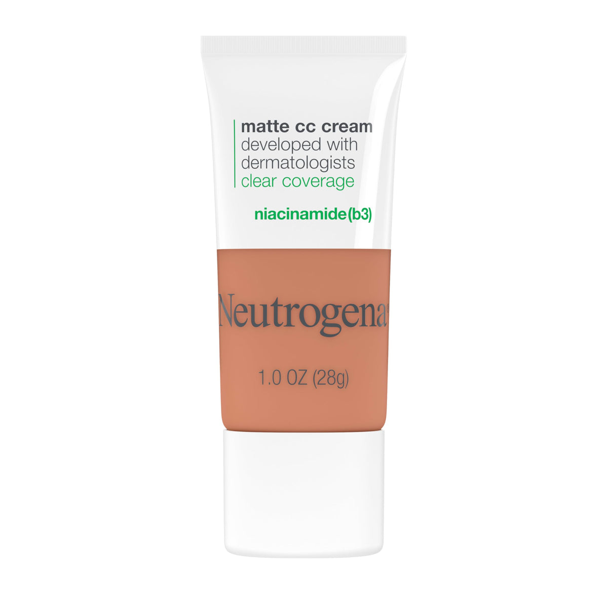 Neutrogena Clear Coverage Flawless Matte CC Cream, Butter, 1 oz