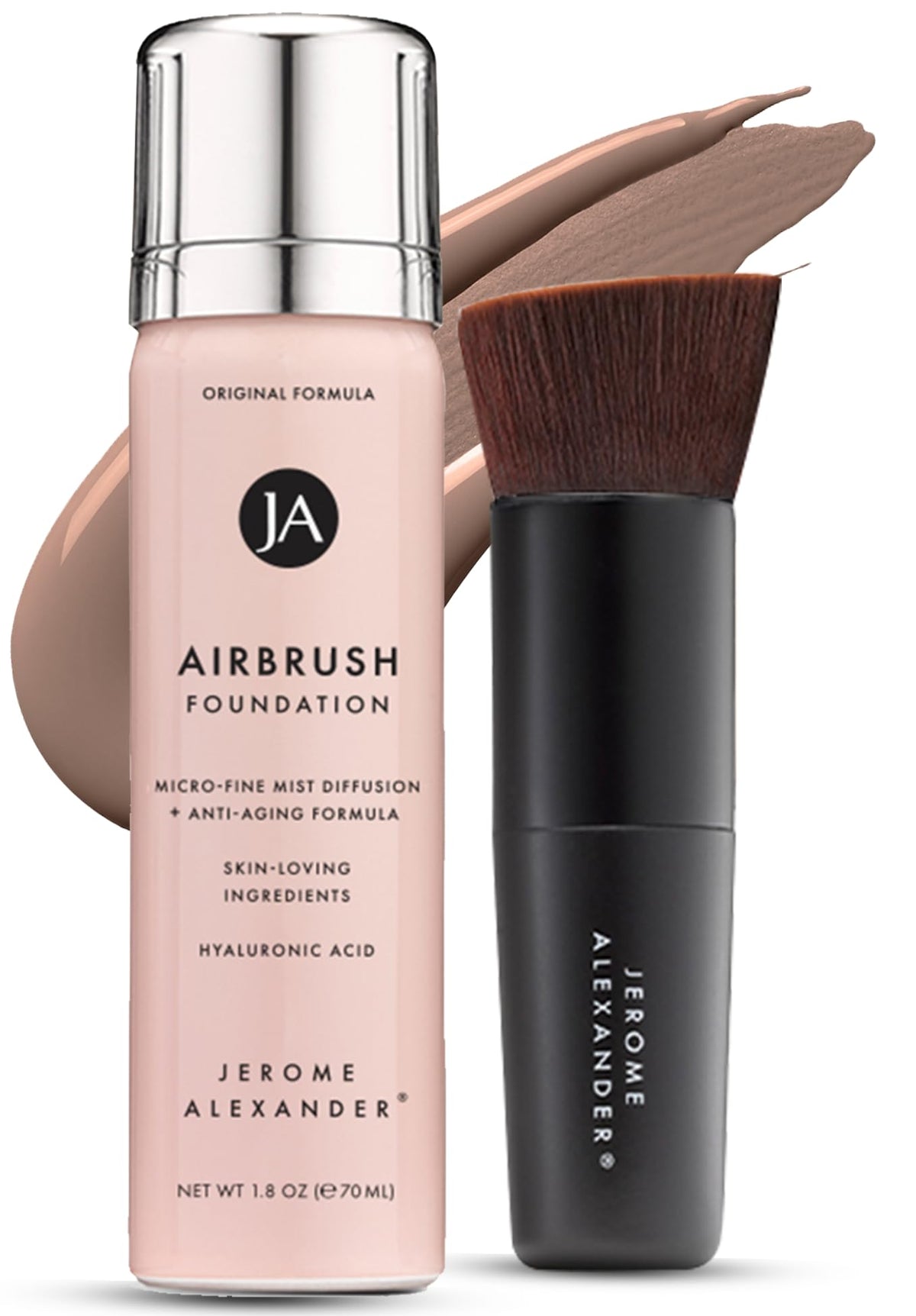 Jerome Alexander Magic Minerals Airbrush Foundation 2pc Set - Light Medium