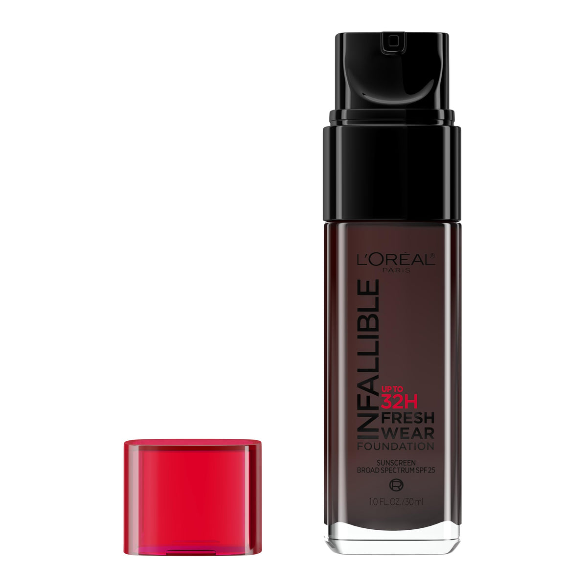 L'Oreal Paris Makeup Infallible Up to 32 Hour Fresh Wear Lightweight Foundation, 411 Beige Ivory, 1 Fl Oz, Packaging May Vary