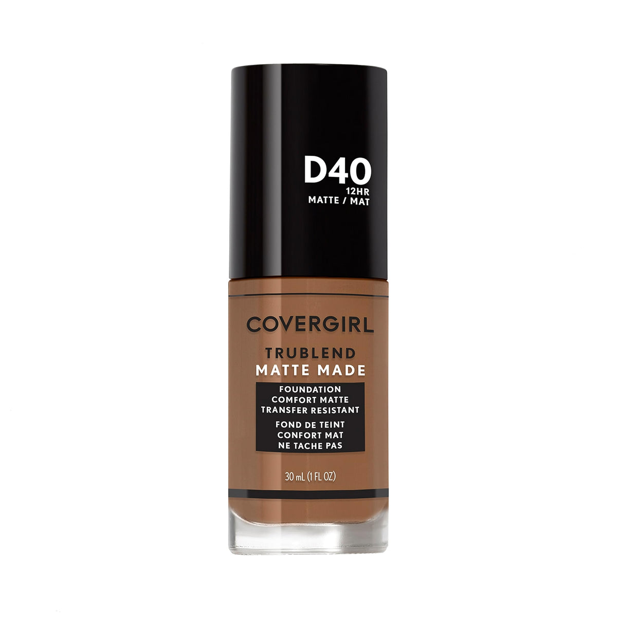 COVERGIRL TruBlend Matte Made Liquid Foundation, Classic Ivory, 1 Fl Oz (Pack of 1)