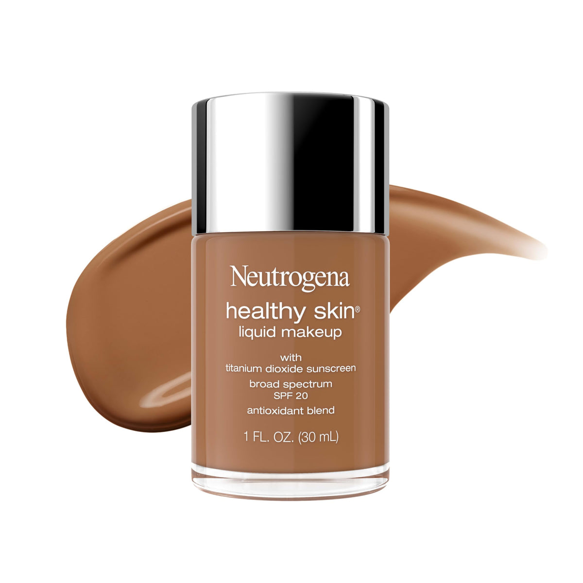Neutrogena Healthy Skin Liquid Foundation Makeup, Soft Beige 350C, 1 fl. oz