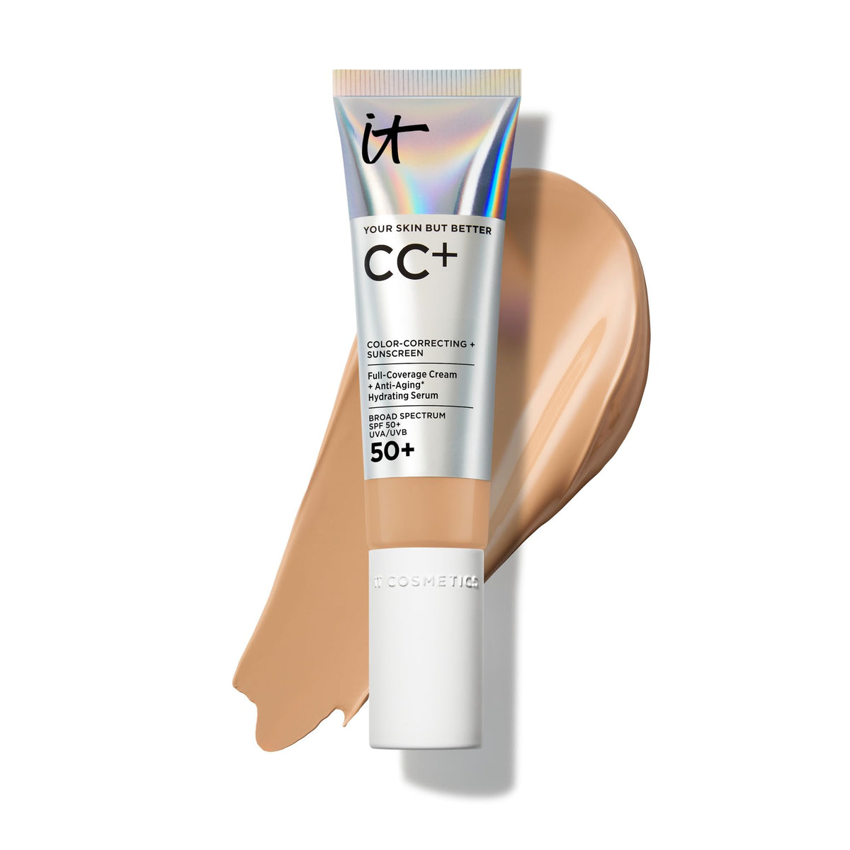 IT Cosmetics CC+ Cream with SPF 50+ Full Coverage Foundation Natural Finish