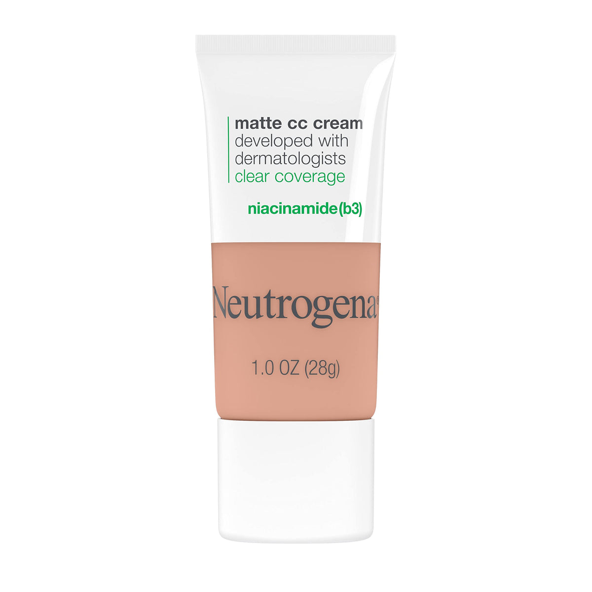 Neutrogena Clear Coverage Flawless Matte CC Cream, Butter, 1 oz