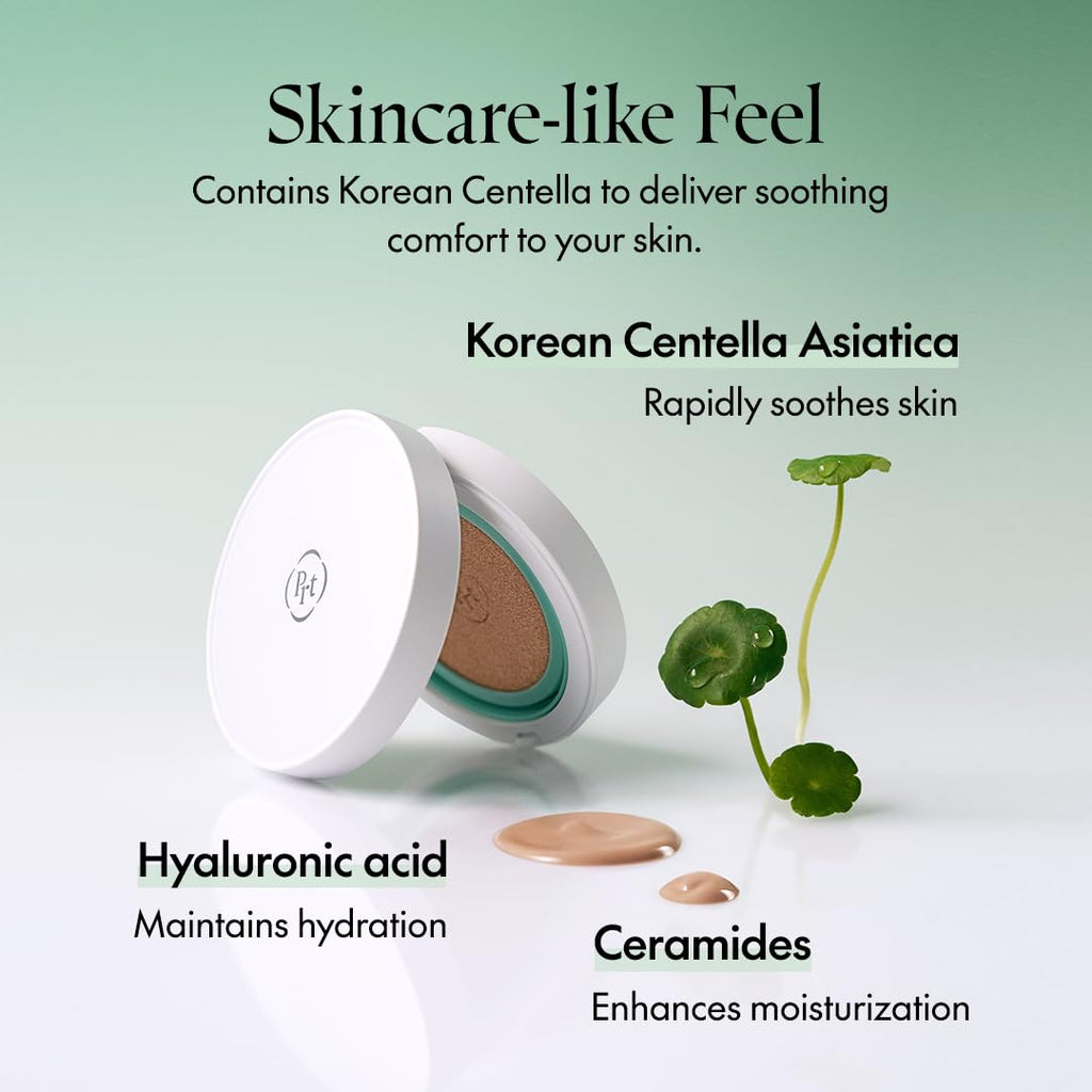 PURITO SEOUL Wonder Releaf Centella BB Cushion #23 Natural Beige, Foundation, Korean Centella, Makeup Long Lasting, Flawless Coverage, K-Beauty, 15g, 0.52 fl.oz