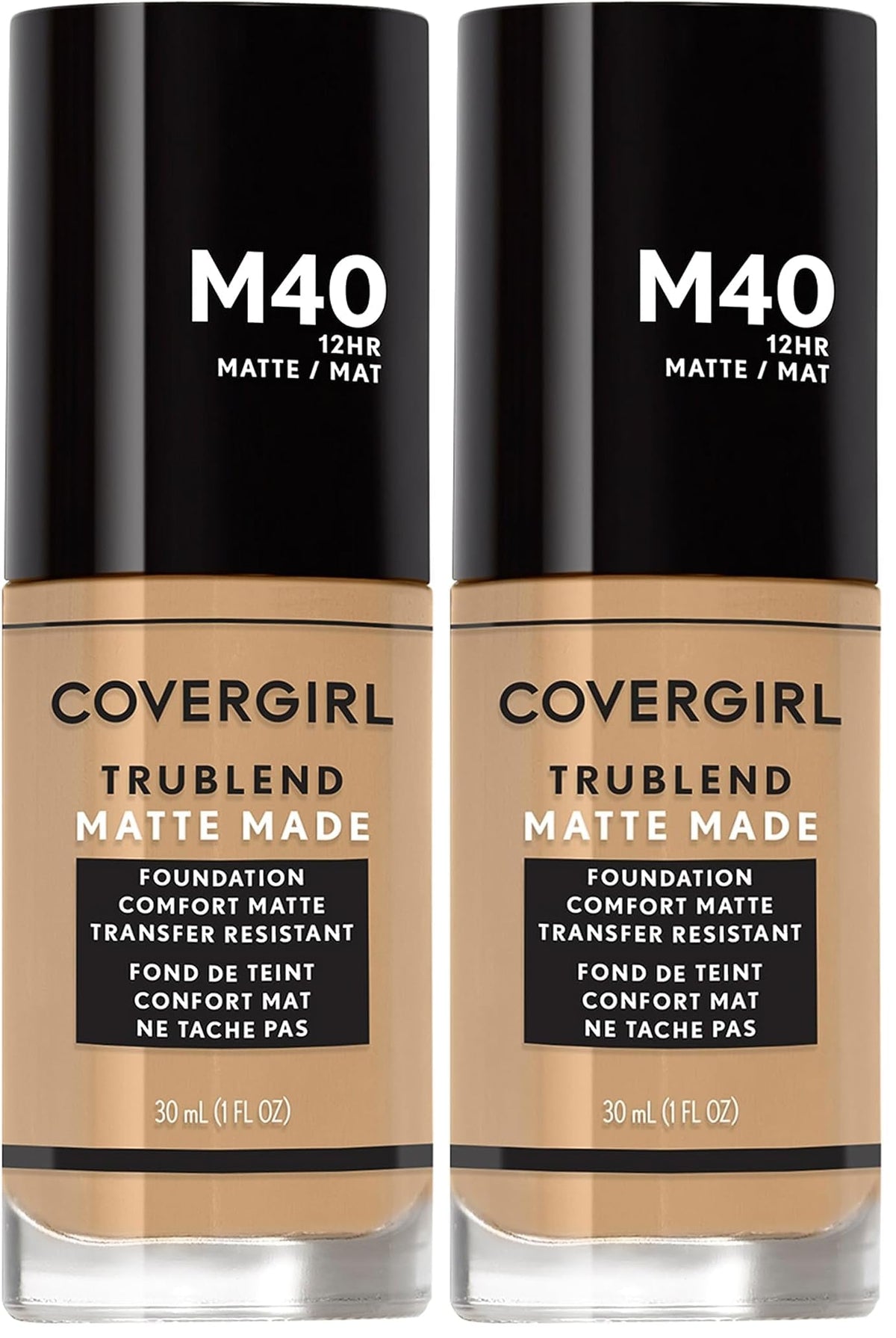 COVERGIRL TruBlend Matte Made Liquid Foundation, Classic Ivory, 1 Fl Oz (Pack of 1)