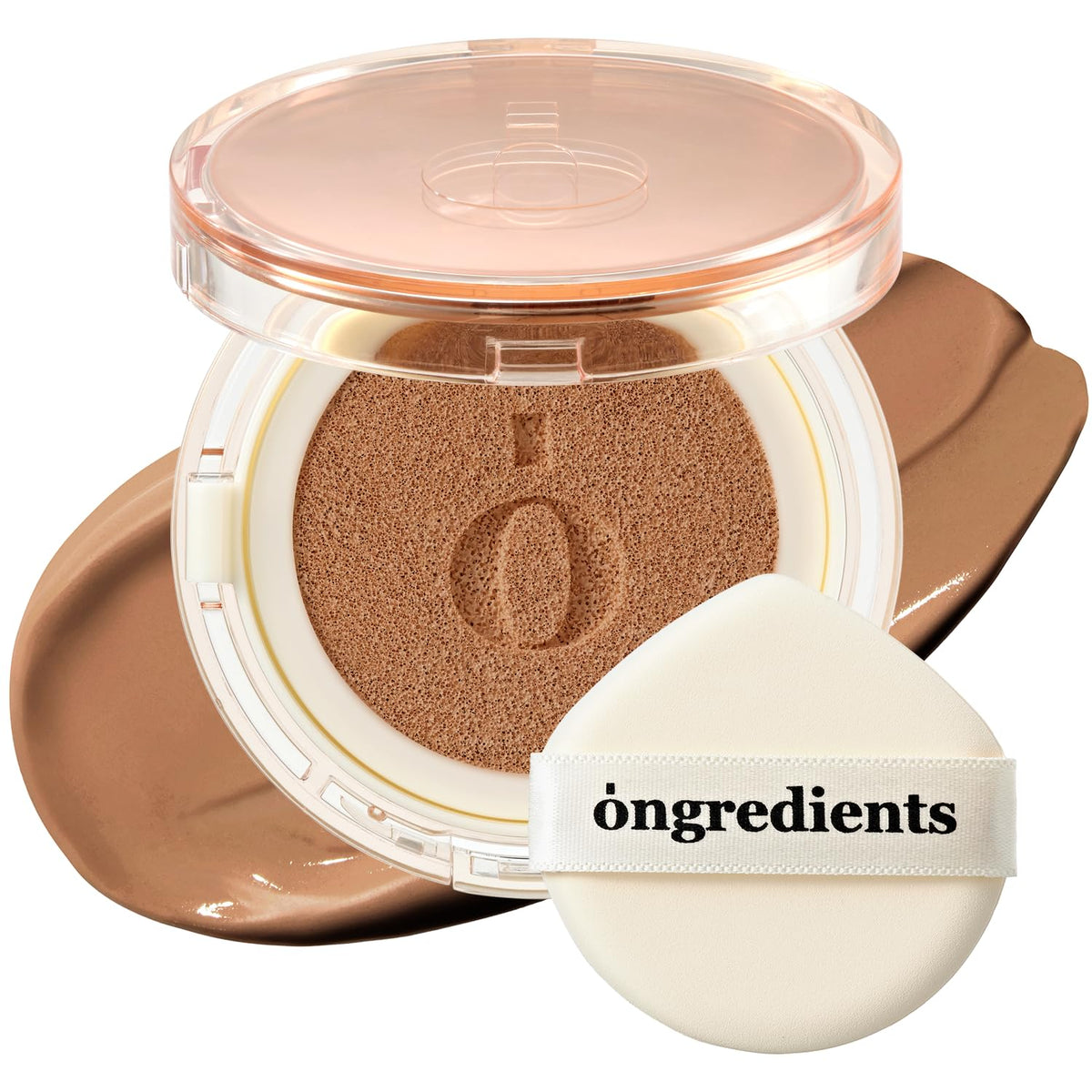 Skin Barrier Glow Cover Cushion, All-day Coverage, Glow Finish, Lightweight, Skincare-Like Texture, Non-cakey Makeup, Korean Cushion Foundation (#21C Pure, 0.49 oz)