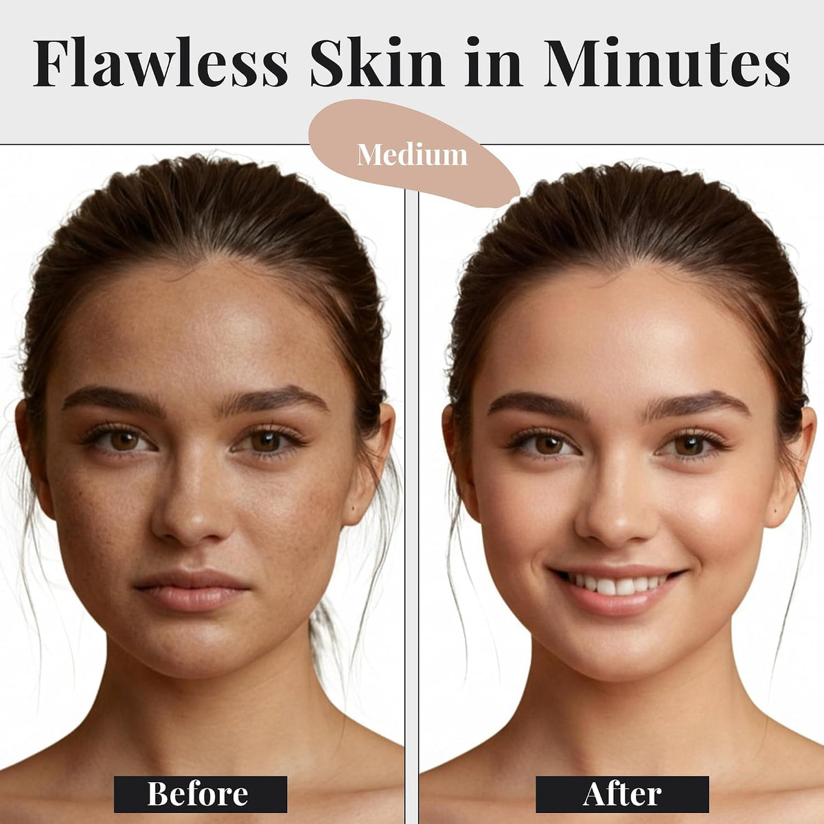 Jerome Alexander My Color Self-Adjusting Foundation 2pc Set - Medium