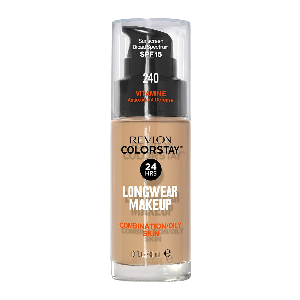 Revlon Colorstay Longwear Makeup Combo/Oily, 240 Medium Beige, 1 fl oz