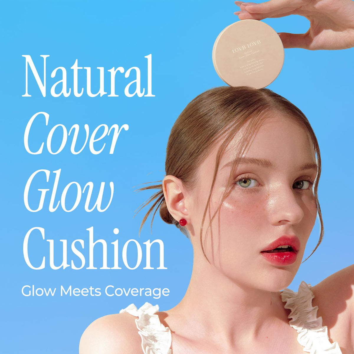 LOVB LOVB Natural Cover Glow Cushion Foundation 21N Light Beige