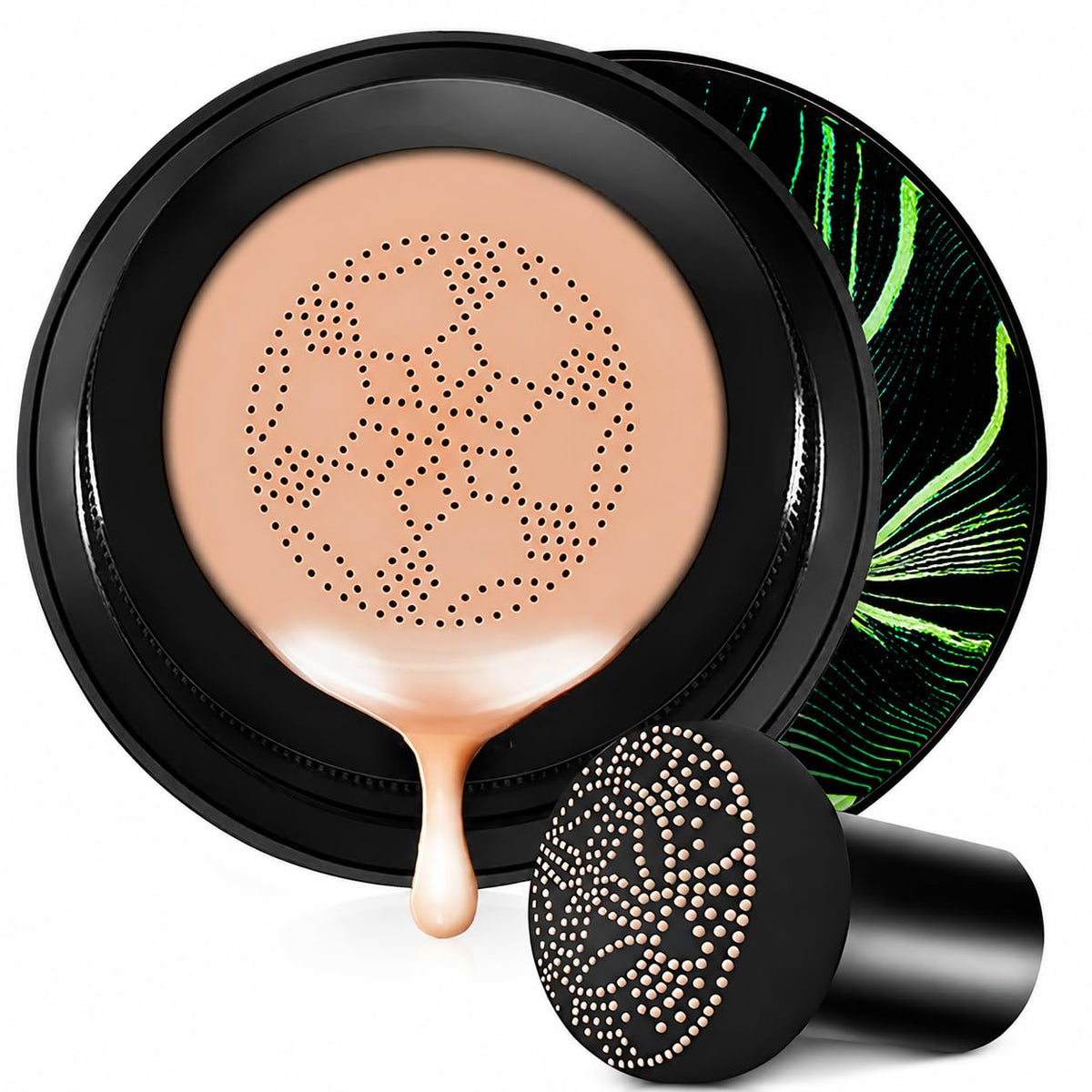 Moisture Air Cushion CC Cream with Mushroom Puff, Natural Color