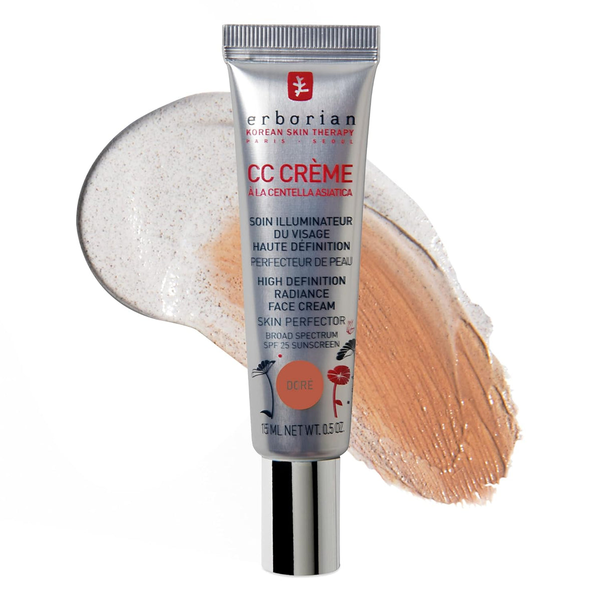 Erborian CC Cream, Color-Correct, Evens Tone, Korean Skincare Makeup Hybrid
