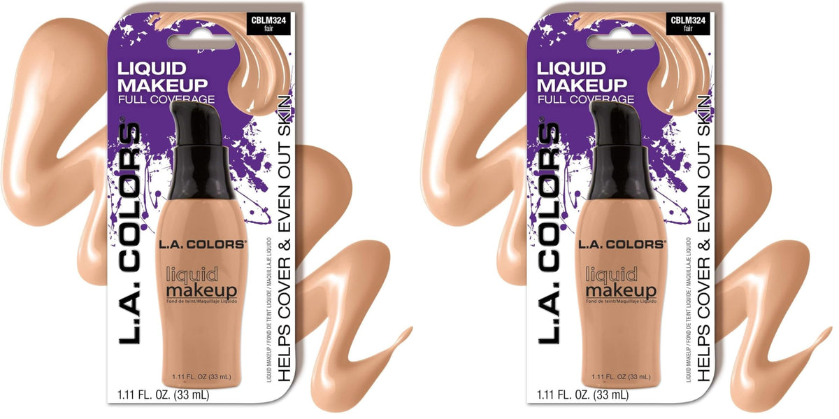 L.A. COLORS Pump Liquid Makeup, Black Walnut CLM288A