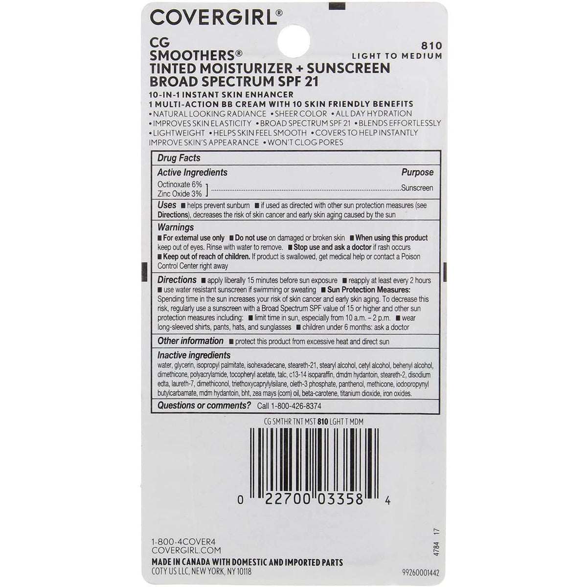 Cover Girl 03358 810litmed Covergirl Bb Cream