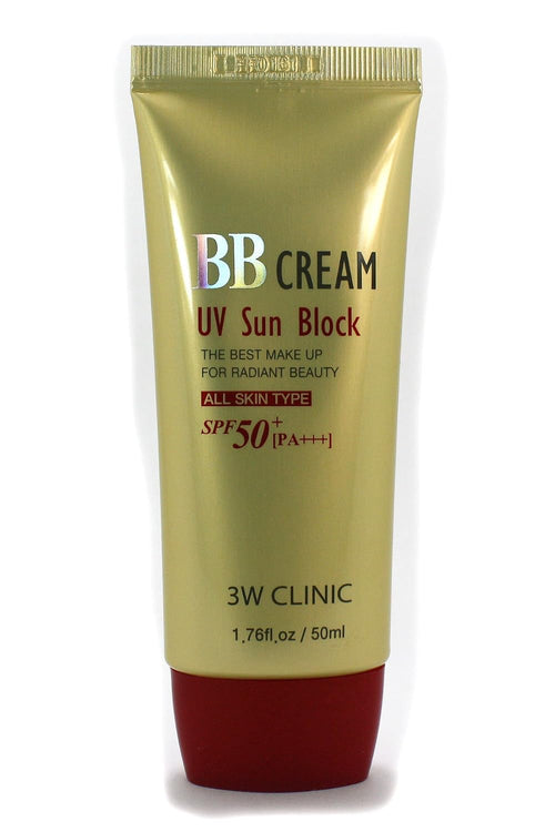 3W Clinic UV Sun Block BB Cream SPF50 PA+++Korea Cosmetics