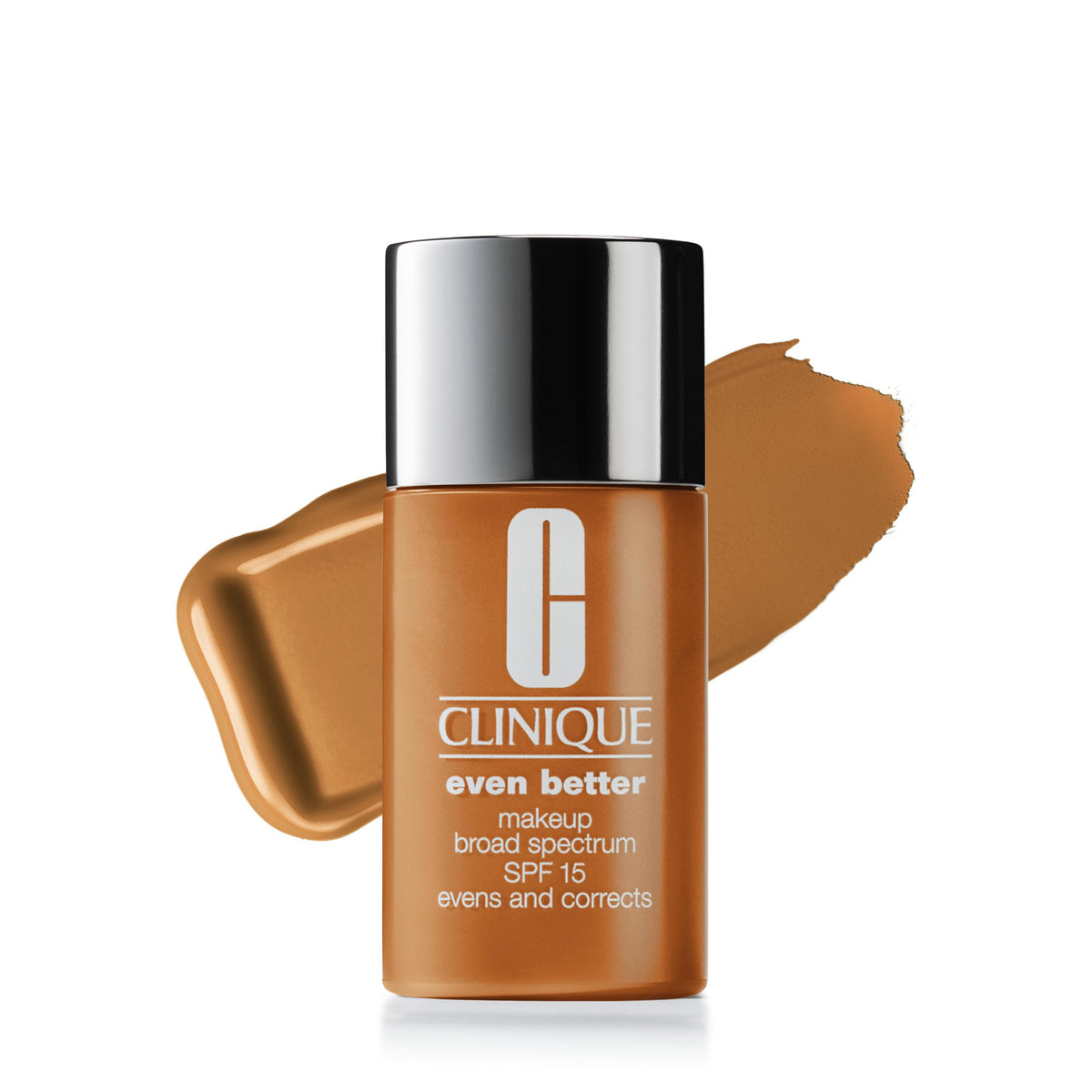 Clinique Even Better Makeup Liquid Foundation SPF 15 With Vitamin C For Dry + Oily Combination Skin Types | Medium Coverage + Natural Finish | Evens Skin Tone + Reduces Dark Spots