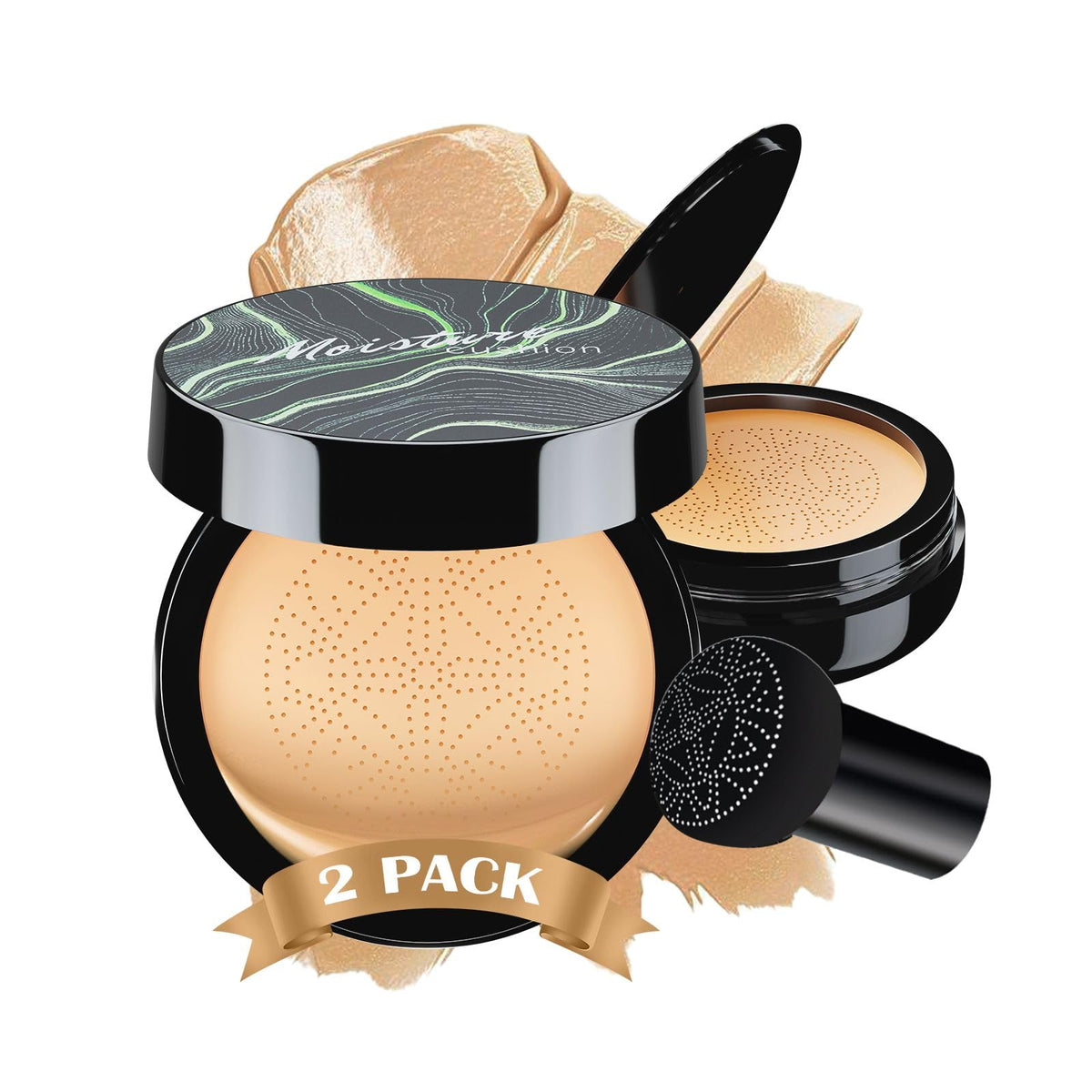 Cushion Foundation Concealer Full Coverage CC Cream, Natural