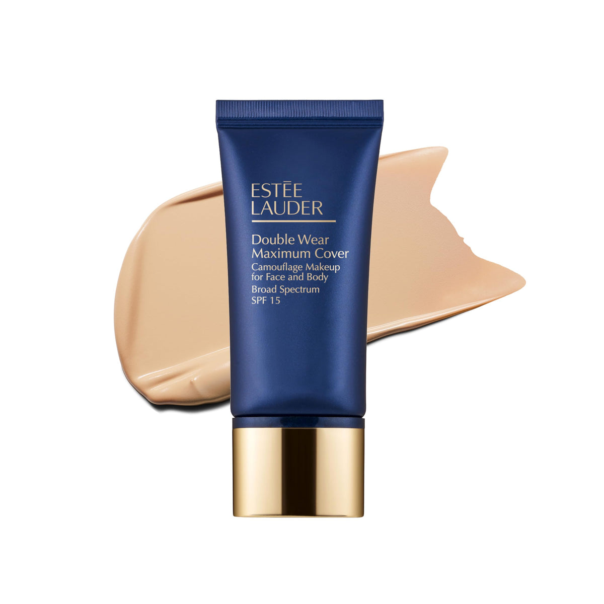 Estée Lauder Double Wear 24-Hour Maximum Cover Camouflage Foundation Makeup for Face and Body SPF 15 | Full Coverage | Tattoo Cover Up Makeup Waterproof, 1.0 Fl Oz