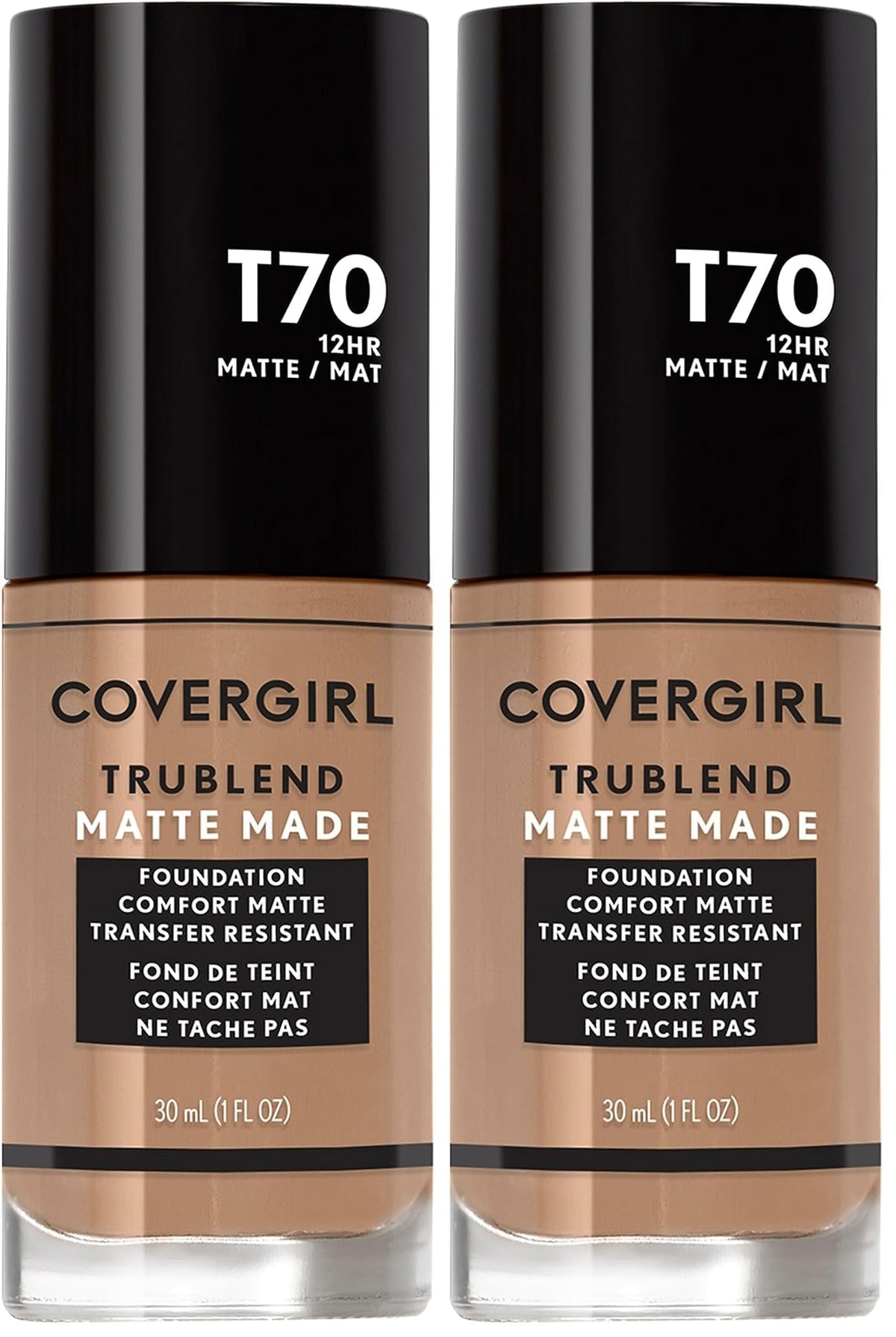 COVERGIRL TruBlend Matte Made Liquid Foundation, Classic Ivory, 1 Fl Oz (Pack of 1)