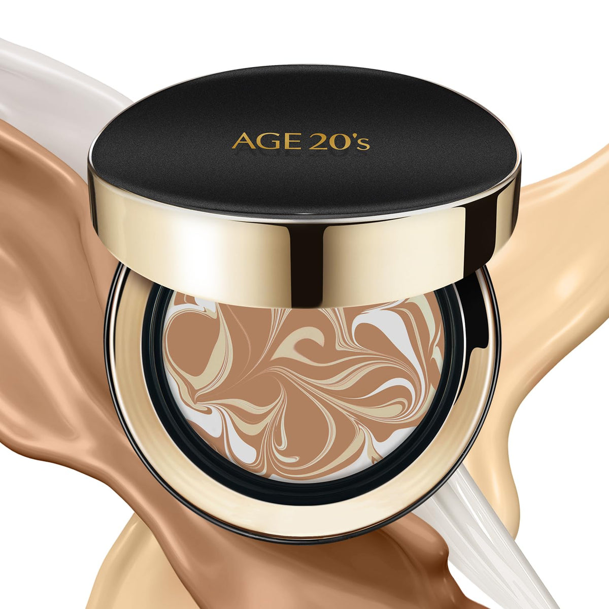 AGE20'S Signature Essence Pact SPF 50+ | Pack of 1 | 23W BEIGE | Cream Foundation, Dewy Finish, Natural Coverage | Korean Cushion Foundation