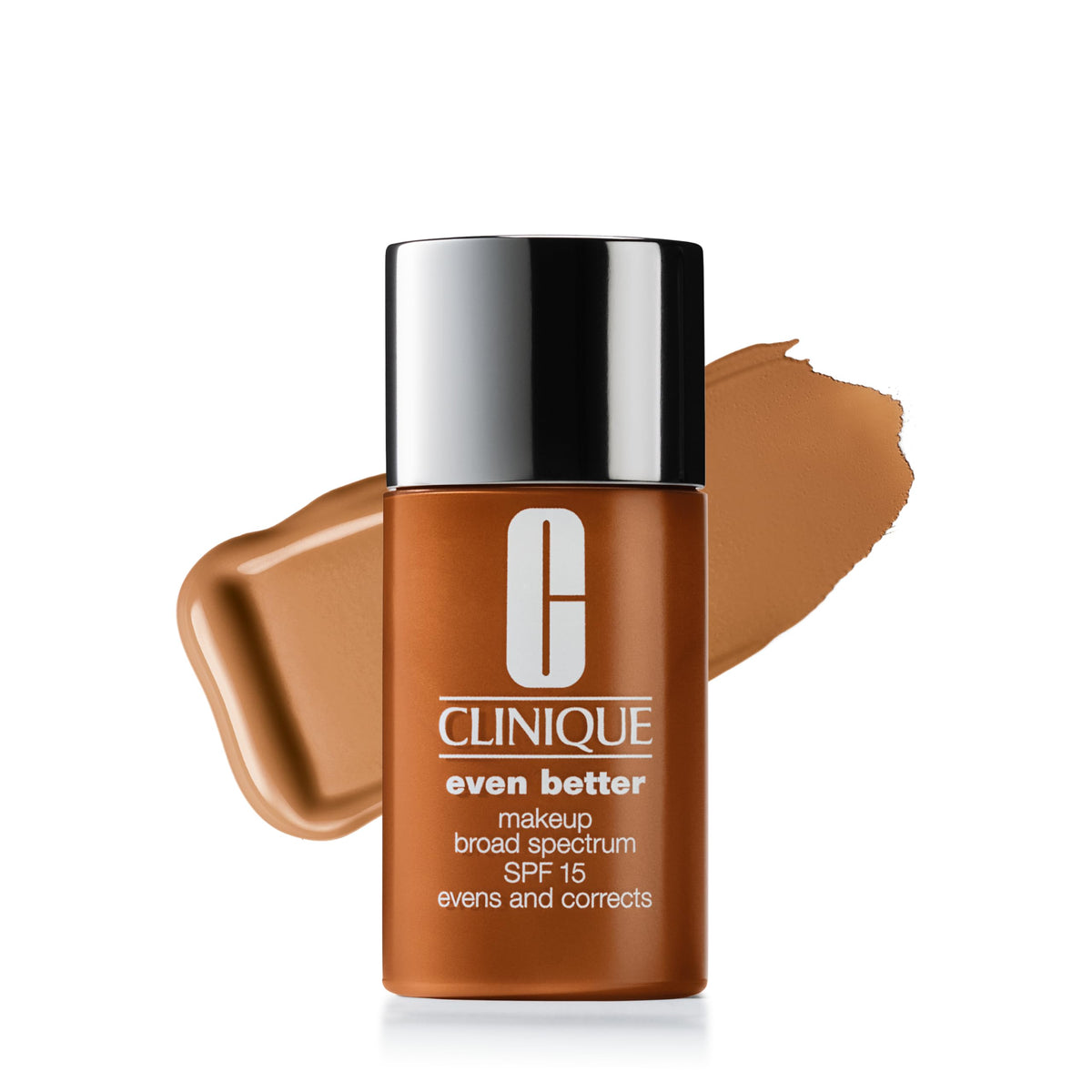 Clinique Even Better Makeup Liquid Foundation SPF 15 With Vitamin C For Dry + Oily Combination Skin Types | Medium Coverage + Natural Finish | Evens Skin Tone + Reduces Dark Spots