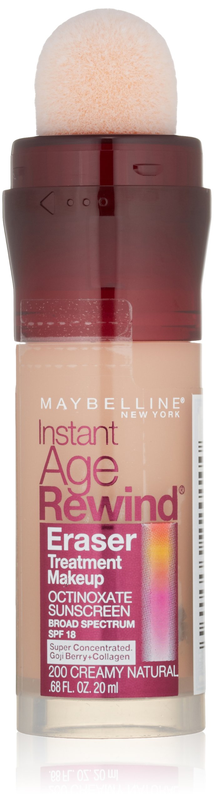 Maybelline Instant Age Rewind Eraser Foundation with SPF 20 and Moisturizing ProVitamin B5, 300, 1 Count (Packaging May Vary)