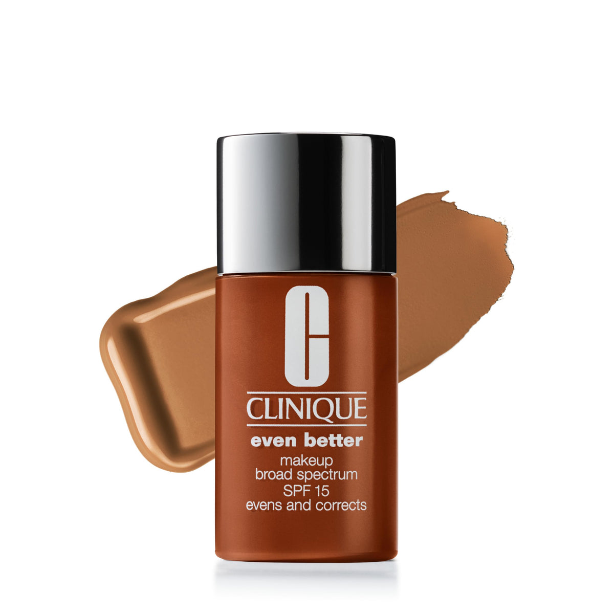 Clinique Even Better Makeup Liquid Foundation SPF 15 With Vitamin C For Dry + Oily Combination Skin Types | Medium Coverage + Natural Finish | Evens Skin Tone + Reduces Dark Spots
