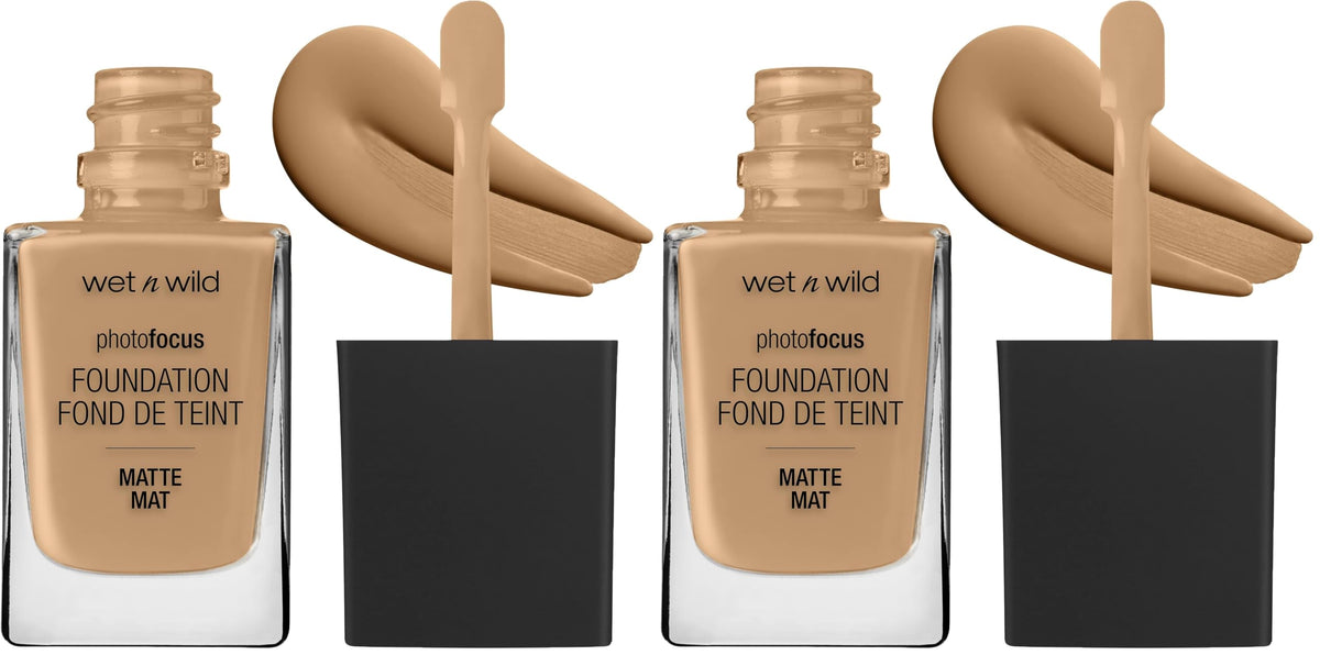 wet n wild Photo Focus Matte Liquid Foundation Classic Beige, Vegan & Cruelty-Free