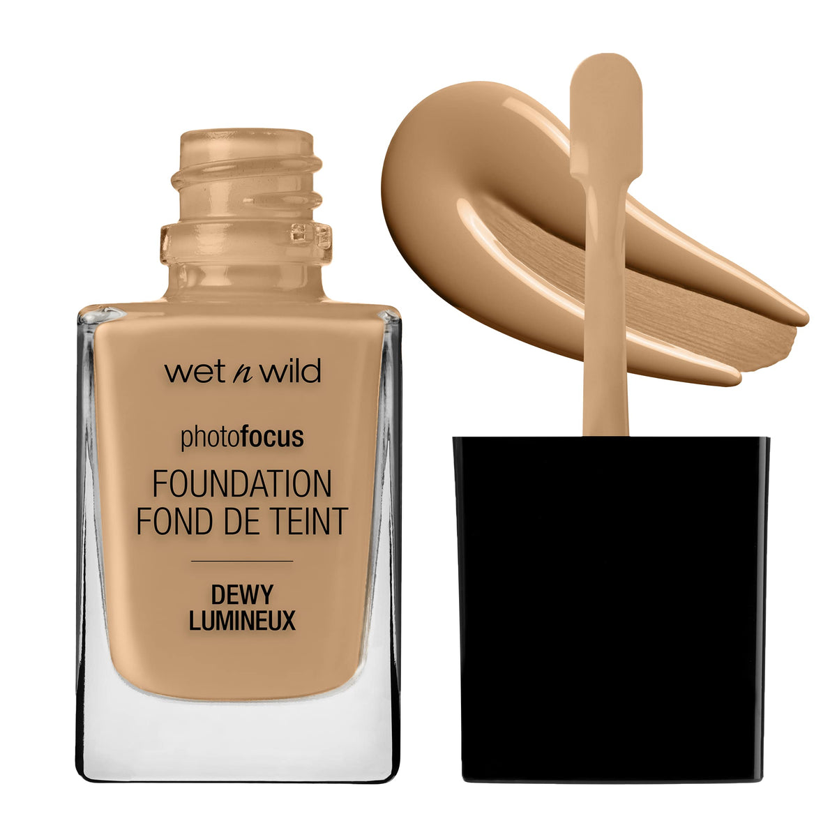 wet n wild Photo Focus Dewy Liquid Foundation Makeup, Soft Beige (Packaging May vary)