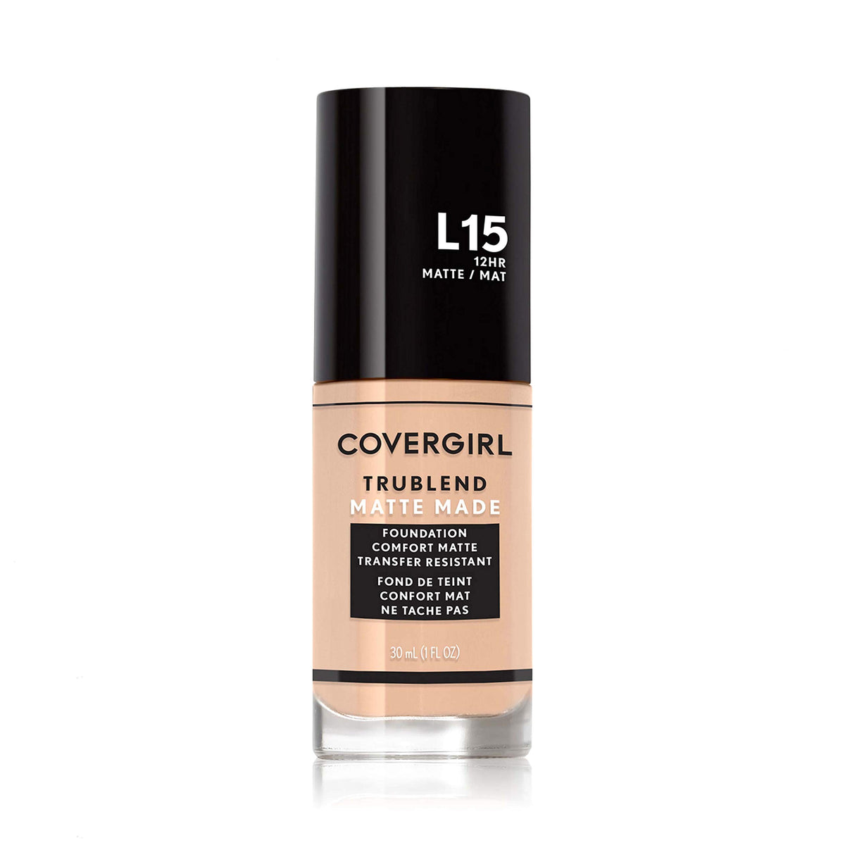 COVERGIRL TruBlend Matte Made Liquid Foundation, Classic Ivory, 1 Fl Oz (Pack of 1)