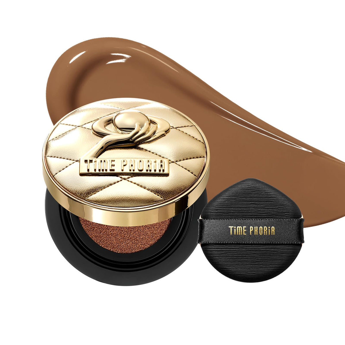Timeless Utopia Glow Cushion Foundation 02 Birch - Radiant Glow Finish, Medium to High Coverage, Hydrating Peptide Complex, Lightweight Air Cushion, Long-Lasting Smooth Blurring Base Makeup