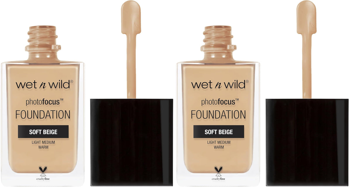 wet n wild Photo Focus Matte Liquid Foundation Classic Beige, Vegan & Cruelty-Free