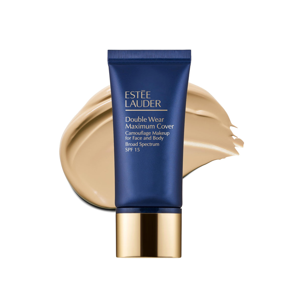 Estée Lauder Double Wear 24-Hour Maximum Cover Camouflage Foundation Makeup for Face and Body SPF 15 | Full Coverage | Tattoo Cover Up Makeup Waterproof, 1.0 Fl Oz